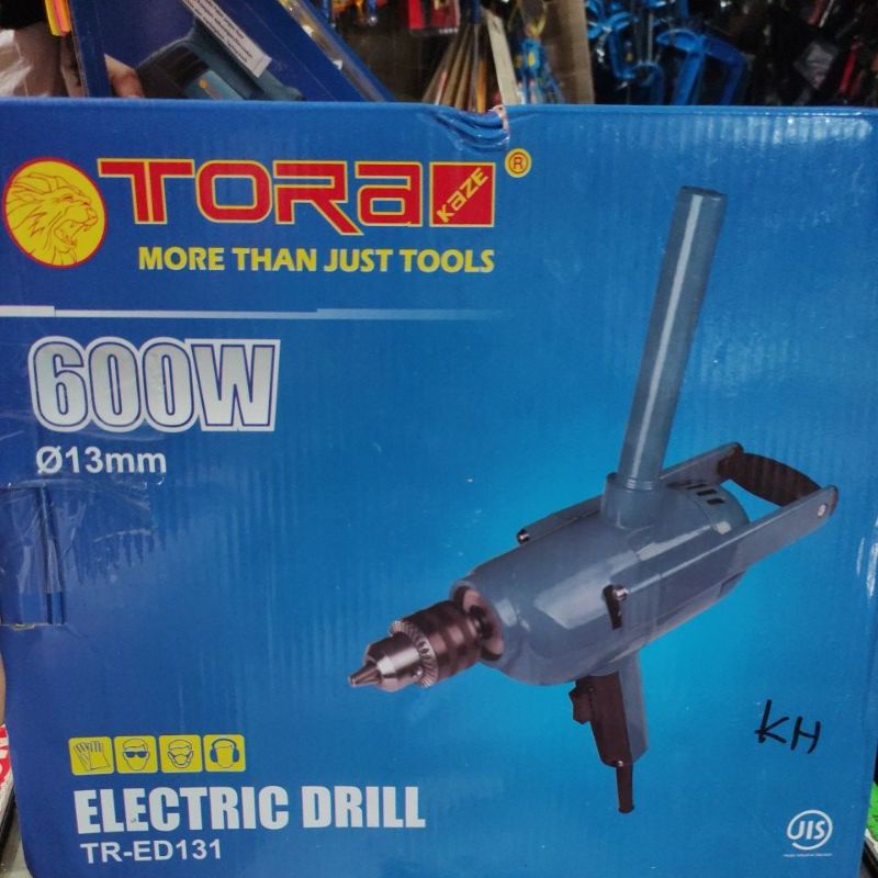 bor pesawat TORA TR-ED131 ( 600watt) / electric drill TORA / bor 13mm