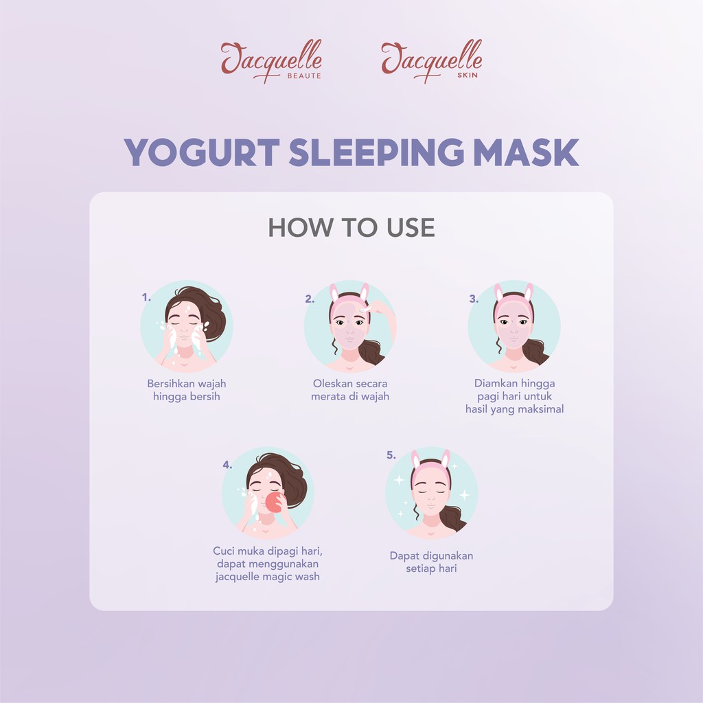 Jacquelle Yogurt Sleeping Mask / Moisturizer (Probiotic) Disney Edition Jacquele Jac quelle quele