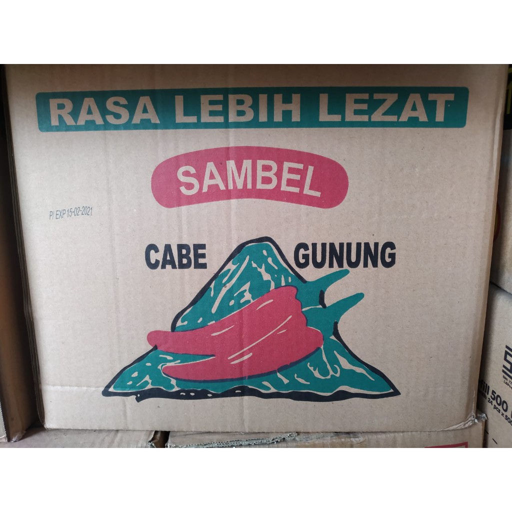 SAMBEL CABE GUNUNG PER DUSI ISI 24 X 500 ML