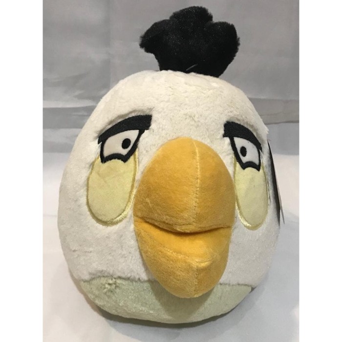 penawaranspesial BONEKA ANGRY BIRD ORIGINAL IMPORT 19x20cm (PxT) PUTIH Diskon