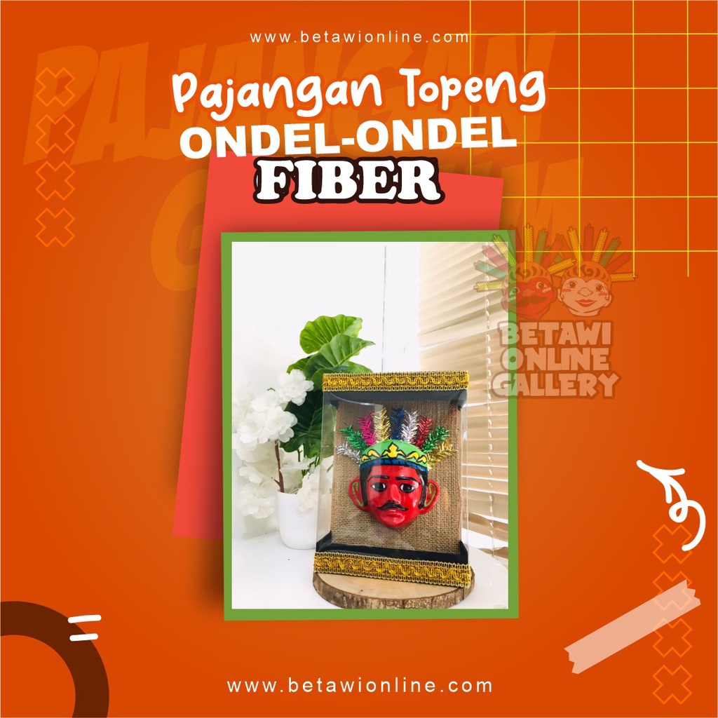 Pajangan Topeng Ondel - Ondel