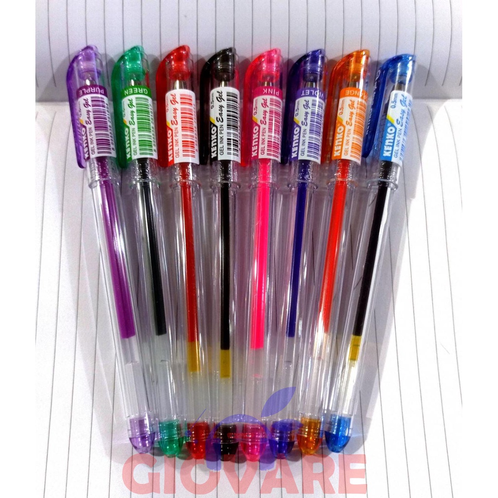 

PENA GEL KENKO EASY GEL 0.5 MM PENA CAIR (pcs) PULPEN GEL