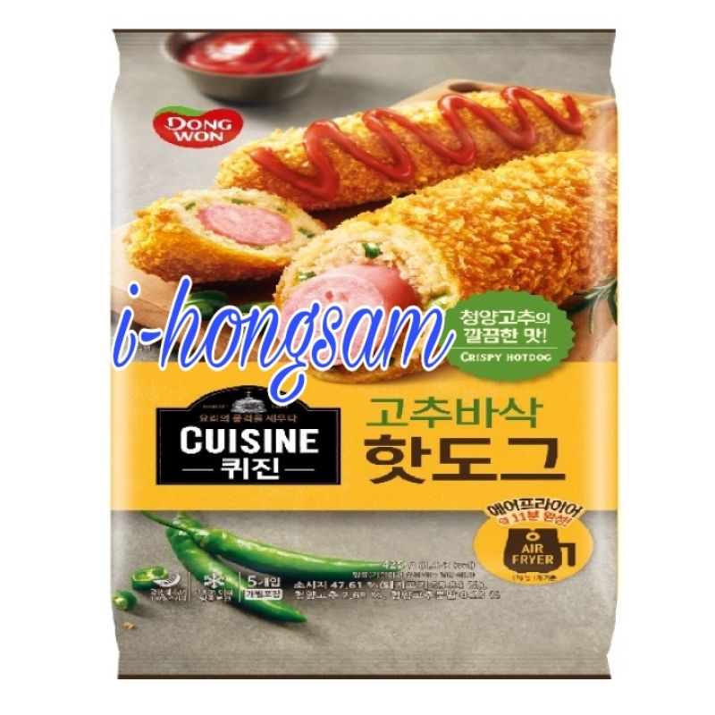 

Dongwon Hotdog Sosis Babi/Cuisine Crispy Peppers Hotdok 425gr