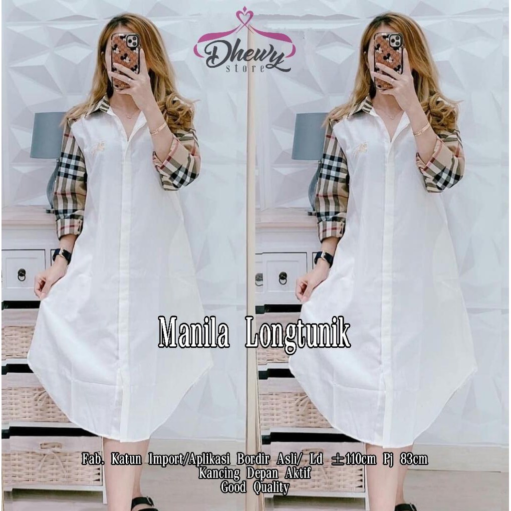 Manila long tunik - Dhewy 8/1