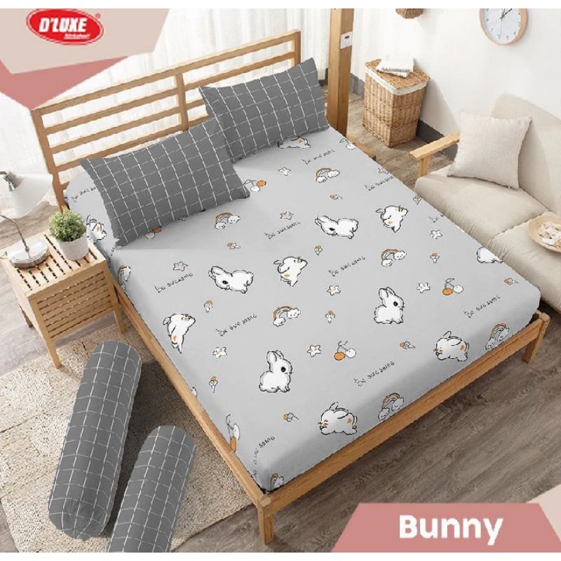sprei Deluxe Kintakun 160x200 & 180x200 T.30 King Bunny