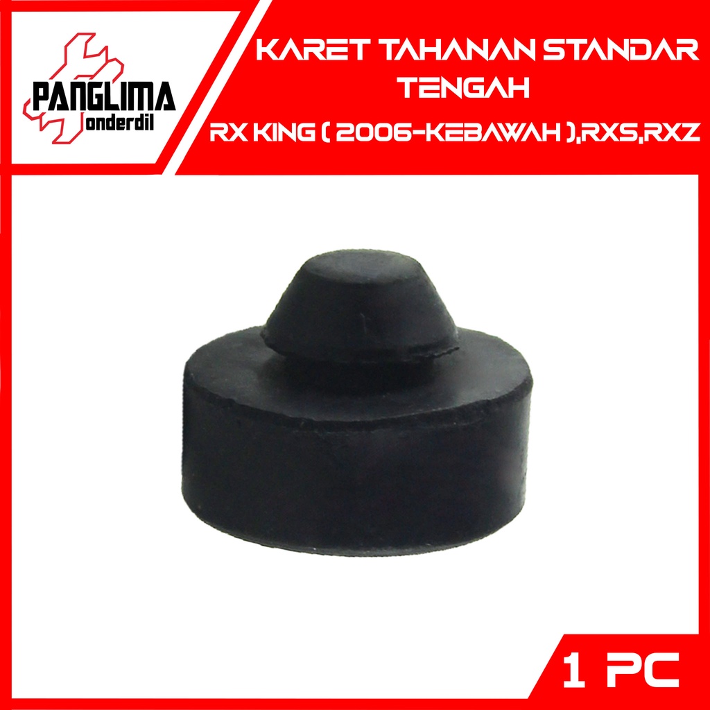 Karet Tahanan Standar Tengah RX King Lama-Old-New 2006 &amp; RXS-RX S-RX Special &amp; RXZ-RX Z Penahan-Ganjel-Ganjal-Stoper-Stopper Setandar 2-Main Stand