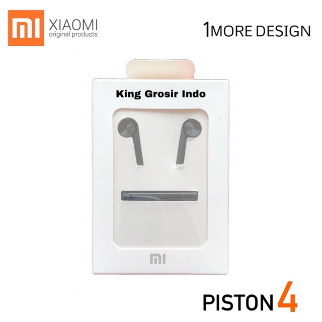 Headset Xiaomi Piston 4 Original 100% Earphone Handsfree Xiaomi Piston 4 Pro