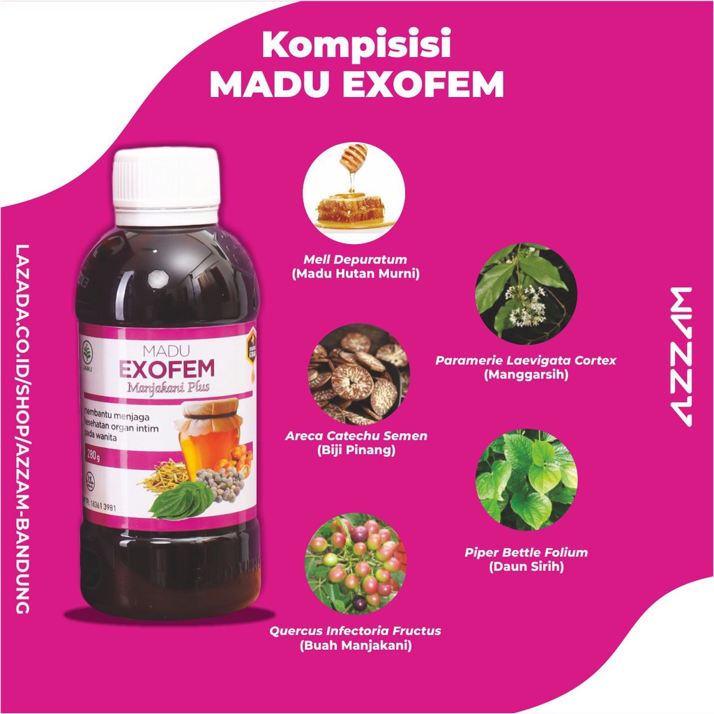 Madu Exofem Obat Herbal Manjakani Keputihan Bau Tak Sedap