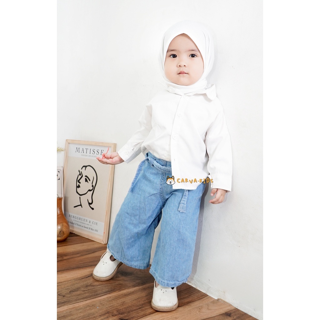 celana anak cewek celana panjang anak celana anak perempuan kulot jeans original denim celana bayi 1-6 tahun