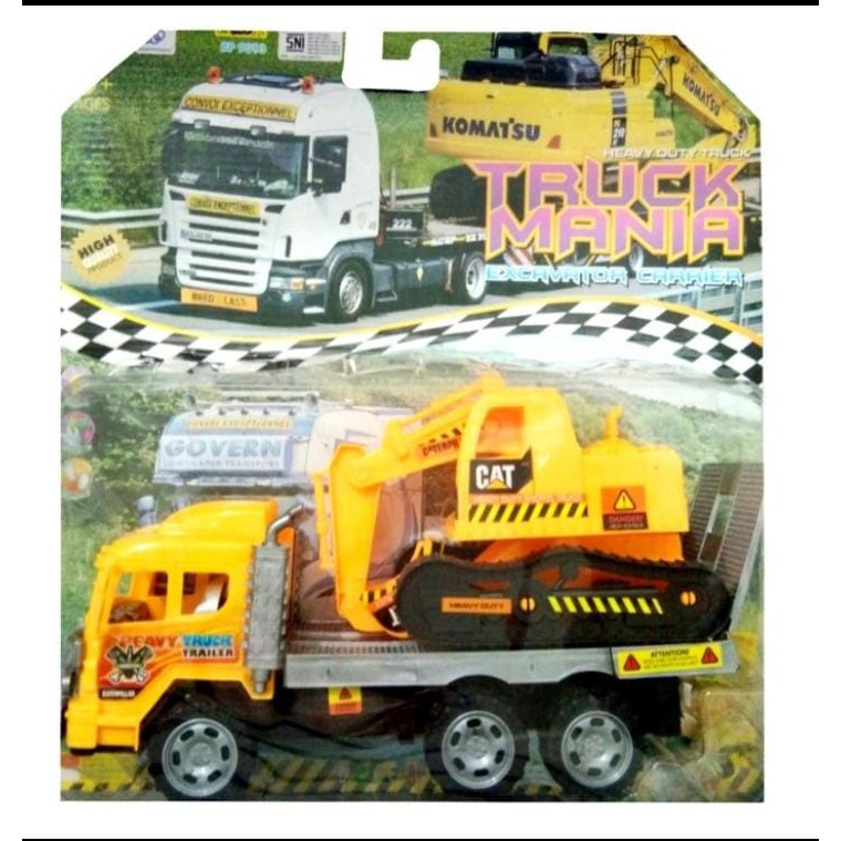 MAINAN ANAK LAKI LAKI TRUCK MANIA EXCAVATOR KOMATSU BP9013 MAINAN MOBIL MOBILAN MAINAN BAYI
