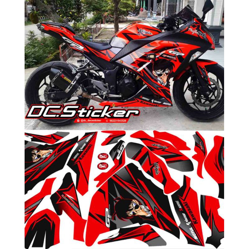 DECAL FULL BODY KAWASAKI NINJA 250FI DECAL NINJA 250