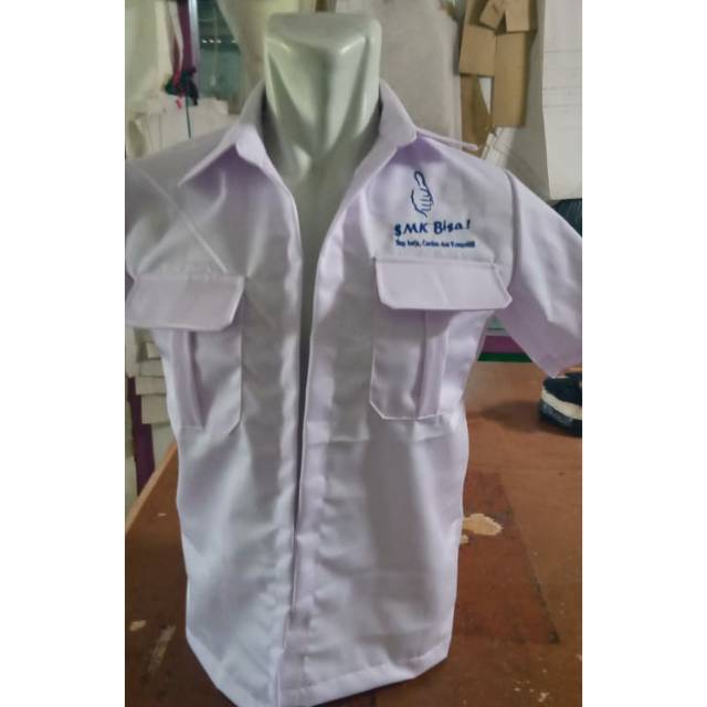 Baju seragam putih SMK