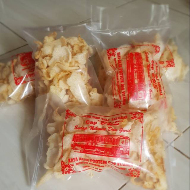 

Krupuk Tahu Aci khas Tegal isi 100 gram