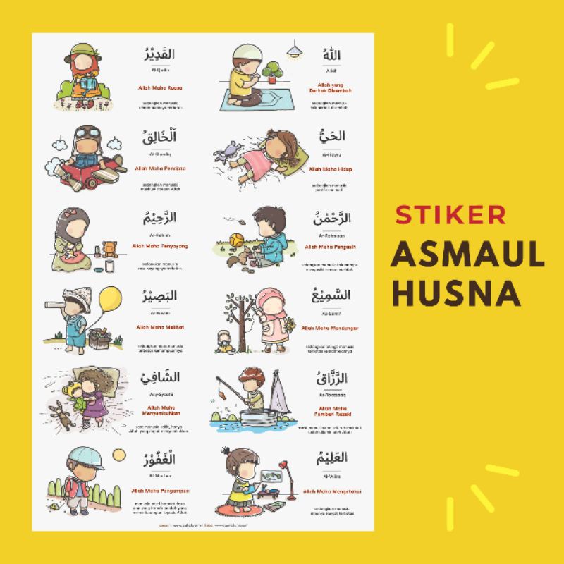 

Poster Stiker Edukasi Anak