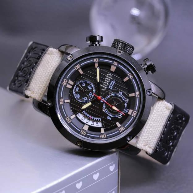 Hot List Jam Tangan Pria Chrono Jeep Sporty Ready Stok