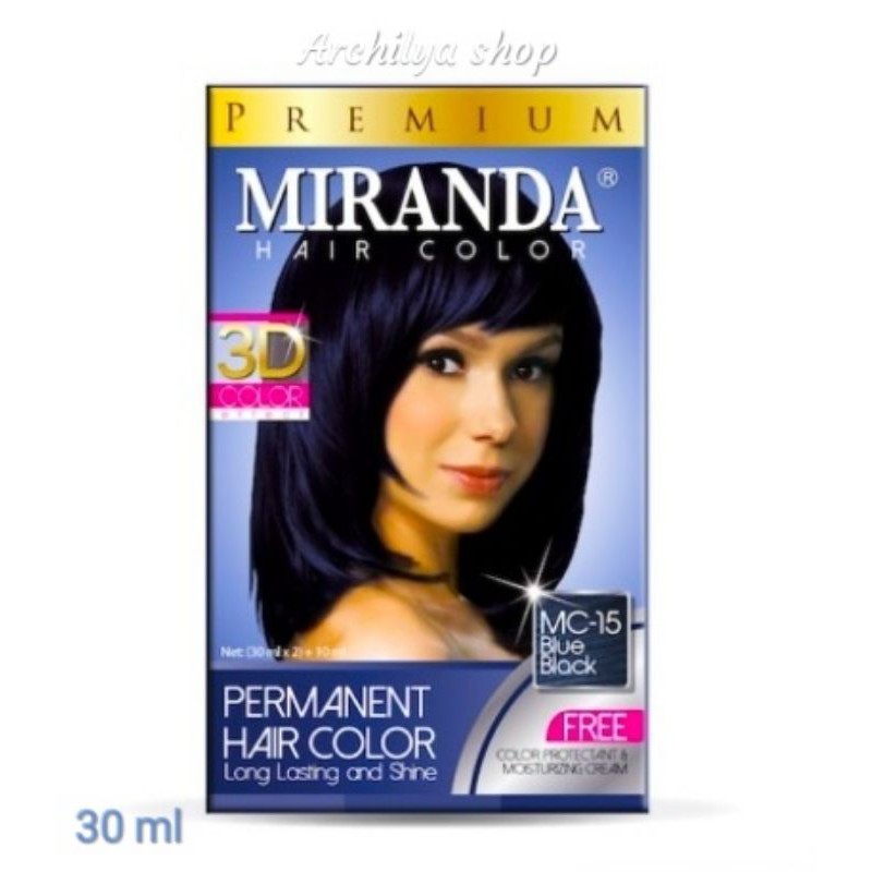 Miranda Hair Color MC-15 Blue Black 30 ml