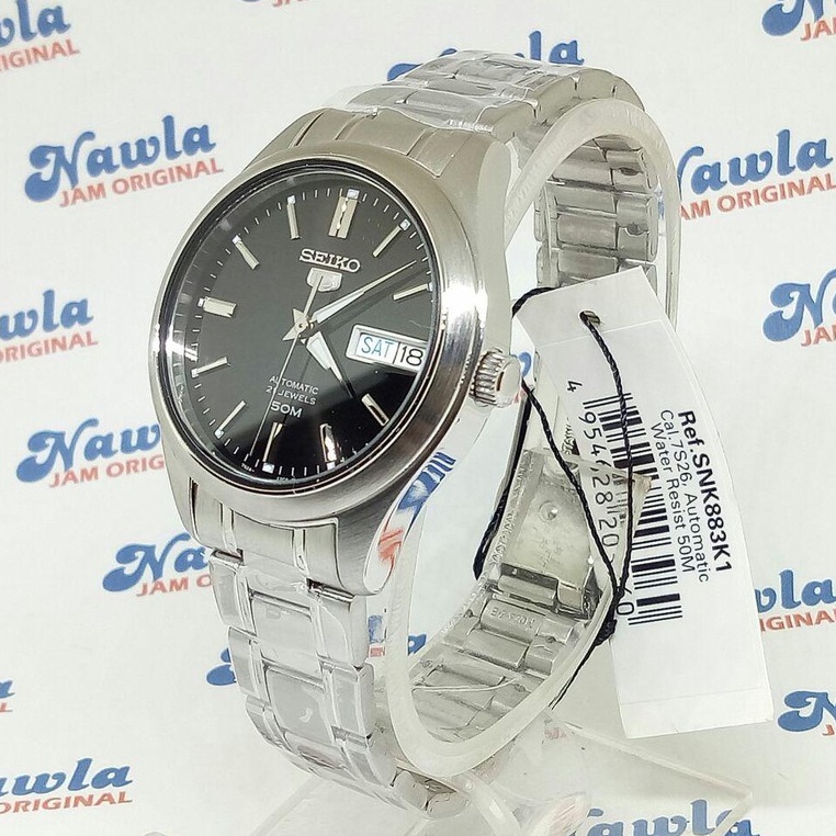 Seiko 5 Ladies SNK883K1 Automatic Black Dial - Jam Tangan Wanita SNK883