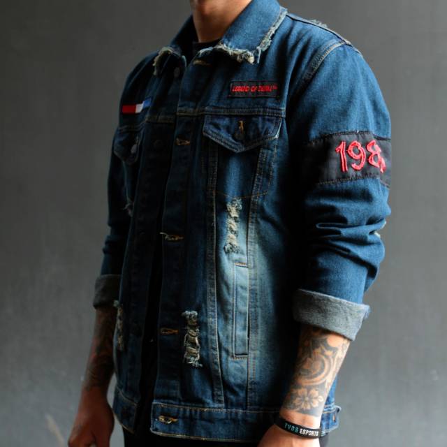 Jaket jeans sobek japanese LEGEND