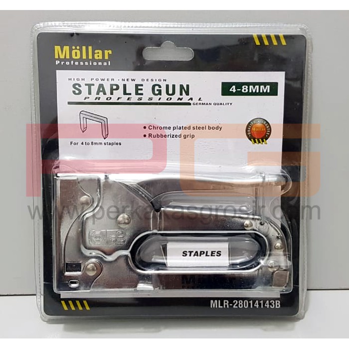 

Staples Gun MOLLAR 4 - 8 mm Hand Tacker Staple Jok Tembak Hekter