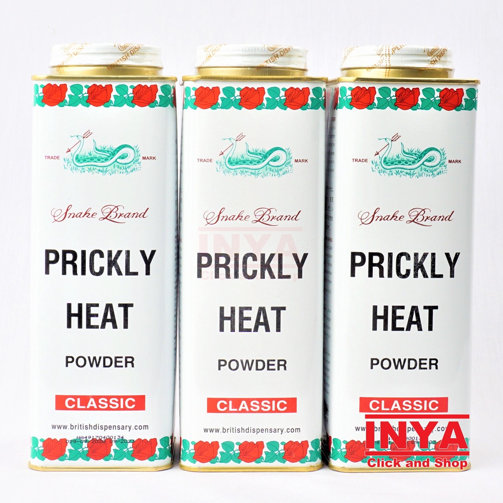 SNAKE BRAND PRICKLY HEAT POWDER CLASSIC 300gr - Bedak Kulit