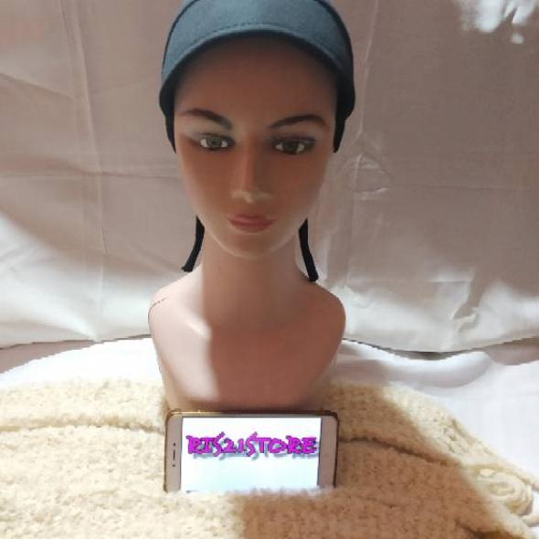 EXIW CIPUT TOPI TALI CEPOL/ INNER TOPI CEPOL/ DALEMAN/ DALAMAN JILBAB CEPOL HIGH QUALITY (GROSIR/ECE