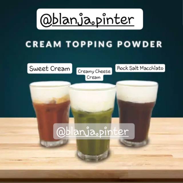 

PREMIUM SWEET CREAM VANILLA, Cream powder drink premium