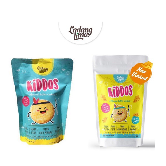 Cia_BabyShop Ladang Lima Kiddos Cookies Almond 120gr / ladang lima blackmond