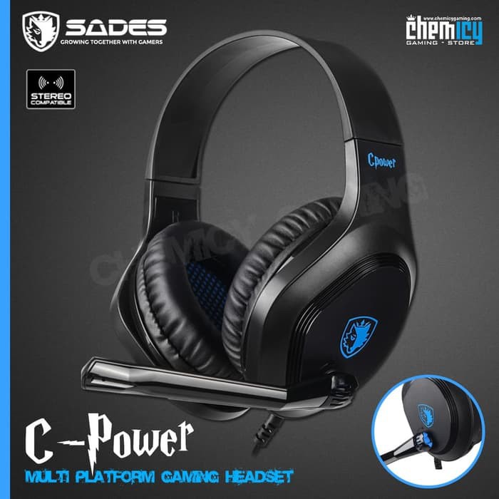 Sades CPower / C-Power Multi Platform Gaming Headset