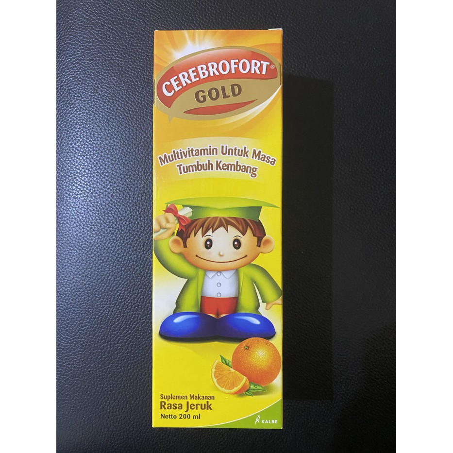 Cerebrofort gold jeruk 200 ml