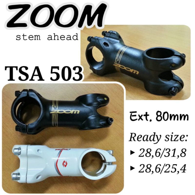 stem ahead stog tiang cagak stang balap mtb fixie zoom alloy