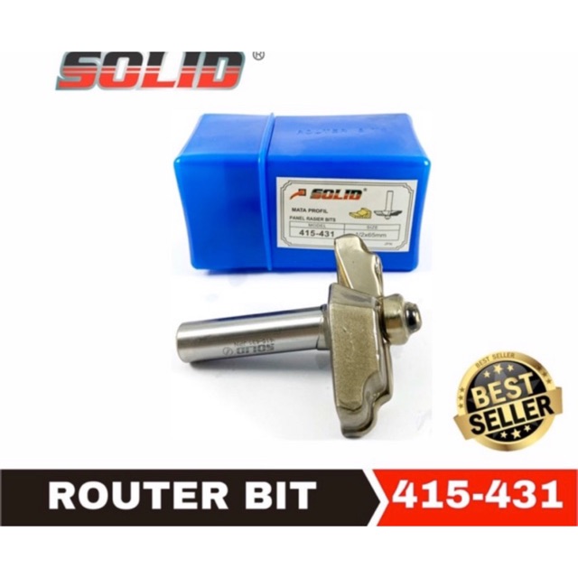Mata Router Profil Panel Kayu 415-431 Solid