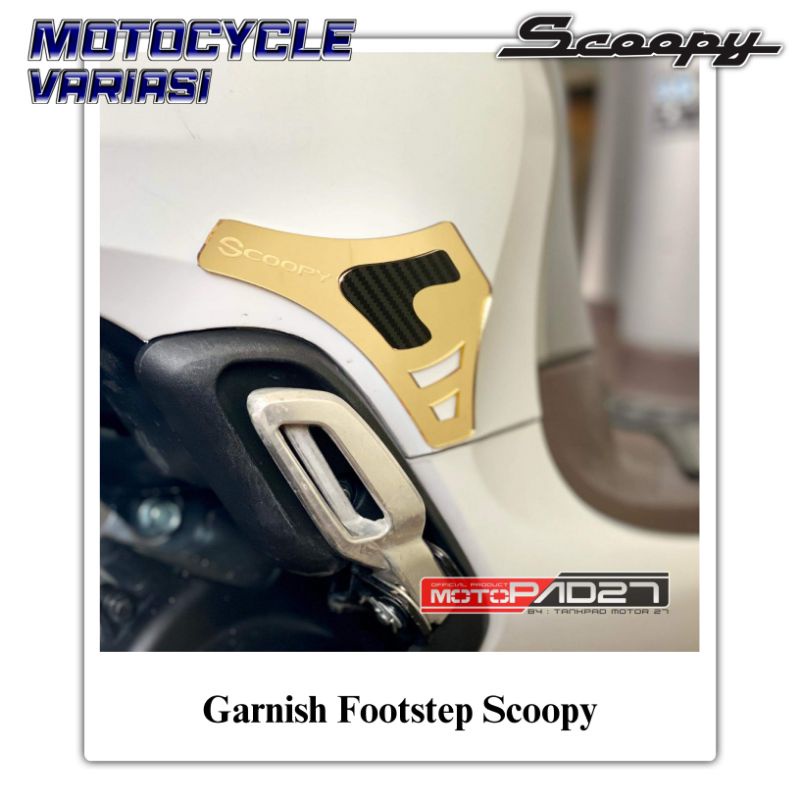 Garnish Footstep Scoopy Garnis Pijakan Kaki Scoopy