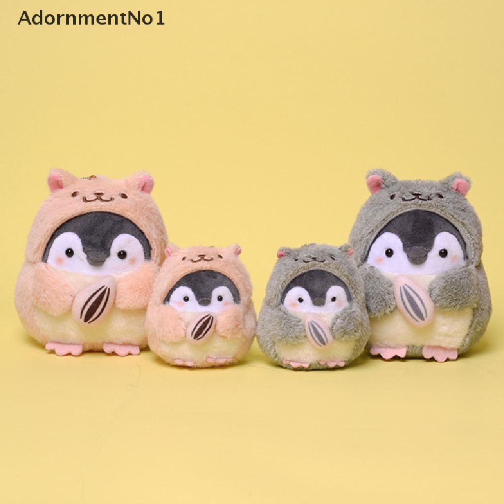 (AdornmentNo1) Gantungan Kunci Boneka Plush Bentuk Penguin Kartun Lucu