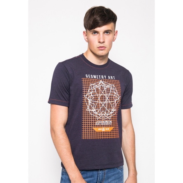 SALE KAOS LGS JOHNWIN FASHION DENIM