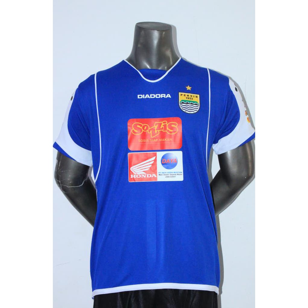 Jersey Kaos Baju Persib Home Retro 10/11 Grade Ori Futsal 2010/2011