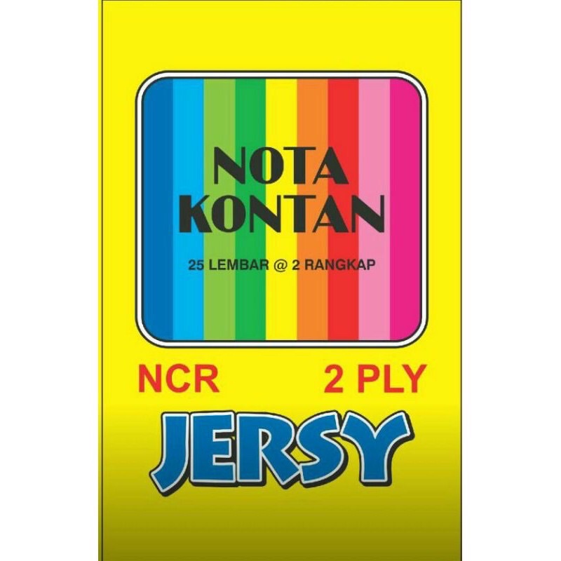 

Nota Kontan Kecil NCR 2 ply JERSY isi 10 pcs