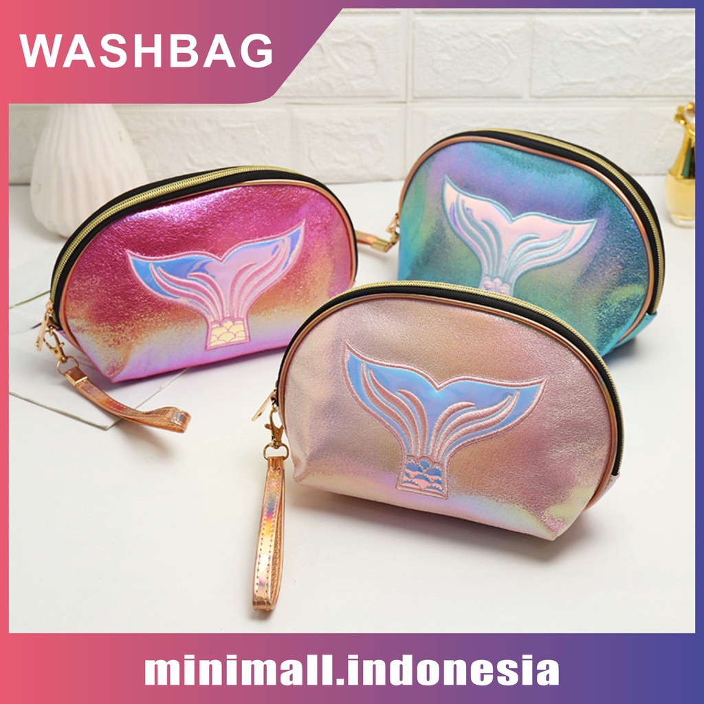 TS09 Washbag Tas Kosmetik Waterproof Anti Air - Travel Bag - Tas Kosmetik - Pouch kosmetik - Washbag