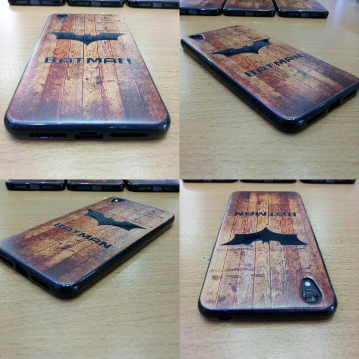 case oppo f3 plus R9s plus - motif kayu super hero