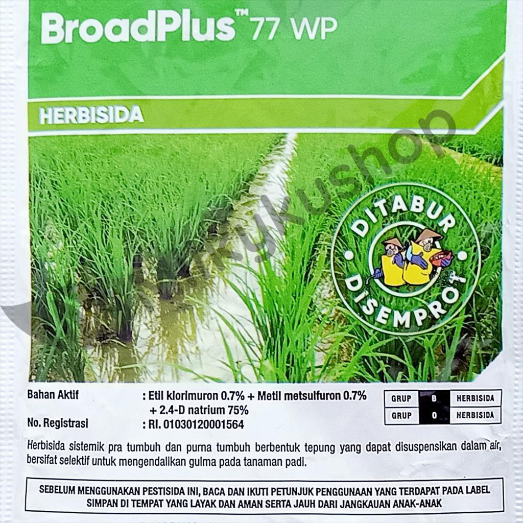 BROADPLUS 77 WP 40 GRAM HERBISIDA BROAD PLUS