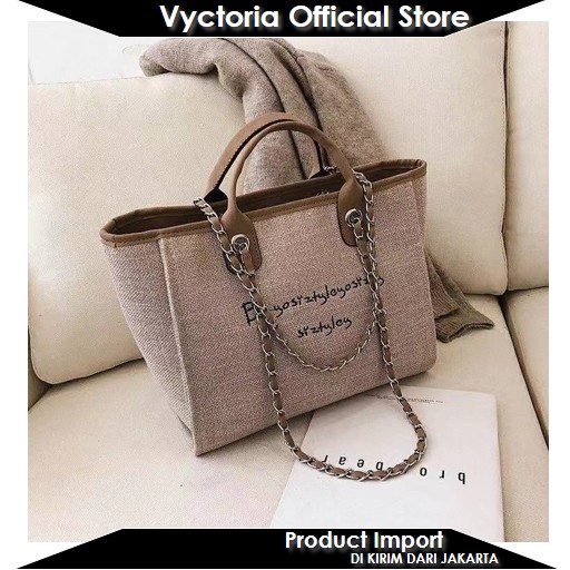 (COD) Vyctoria VOS15859 Tas Selempang Wanita Tote Bag Fashion Import Grosir Promo LT1662 EL5723 BQ3228 3228 1662 5723