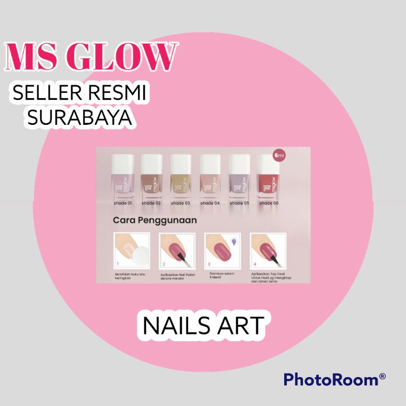 MS GLOW KUTEK HALAL/ NAIL POLISH MS GLOW/ KUTEK HALAL MURAH