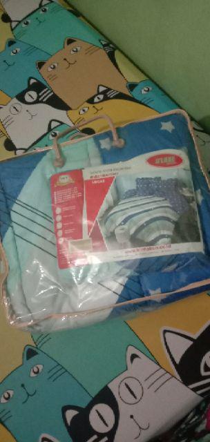 Bedcover Kintakun Deluxe Set Ukuran 160x200 Queen Size Rumbai Grosir Murah