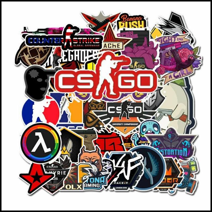 

50Pcs Stiker Cs Go Game Counter Strike Games Sticker Csgo Gamer