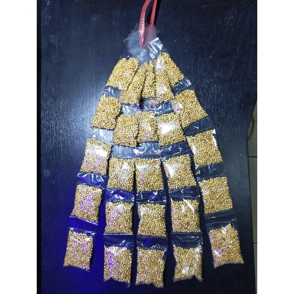 

ketumbar bumbu rencengan isi 25pcs eceran Rp500 untuk toko/agen