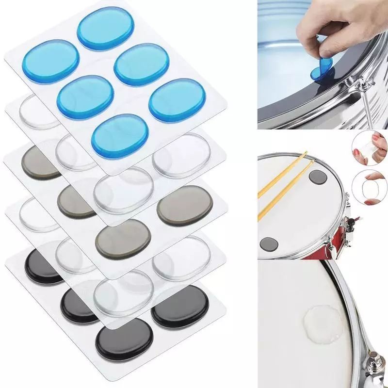 Mute Drum Silicon Gel Mut Drum Silikon Pads