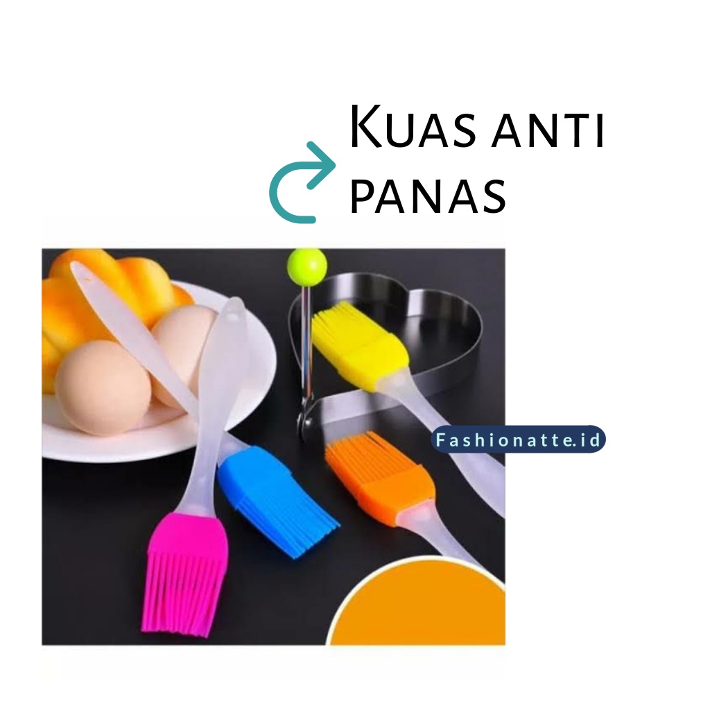 kuas silikon food grade/ kuas silikon tahan panas fashionatee.id toko alat kue medan