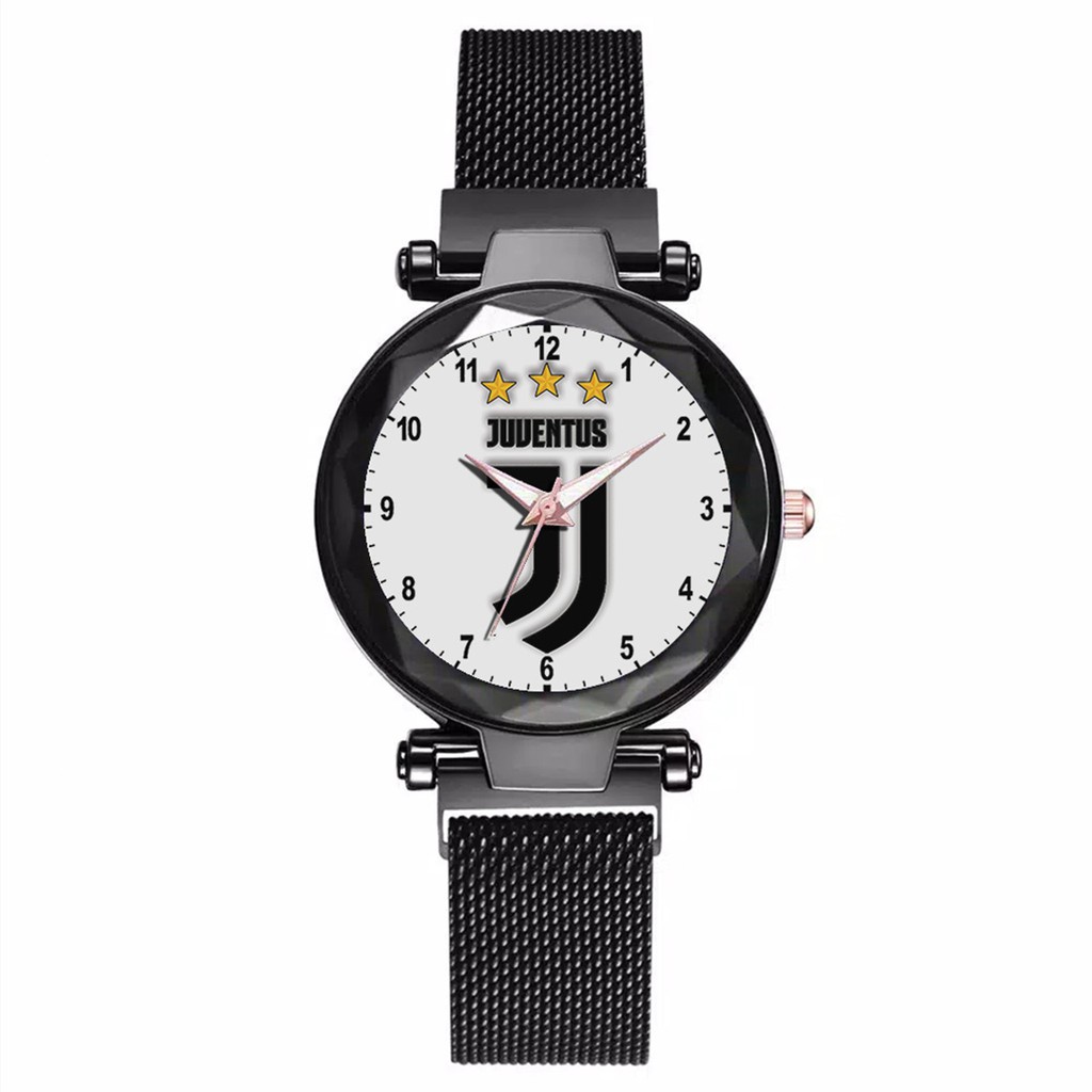 Jam Tangan Wanita Custom - JUVENTUS 1 Free Box &amp; Batre Cadangan