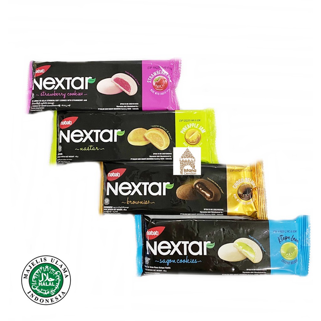 Nabati Nextar Nastar Nanas / Choco Brownies / Blueberry 42 Gram Biskuit Kue SATUAN