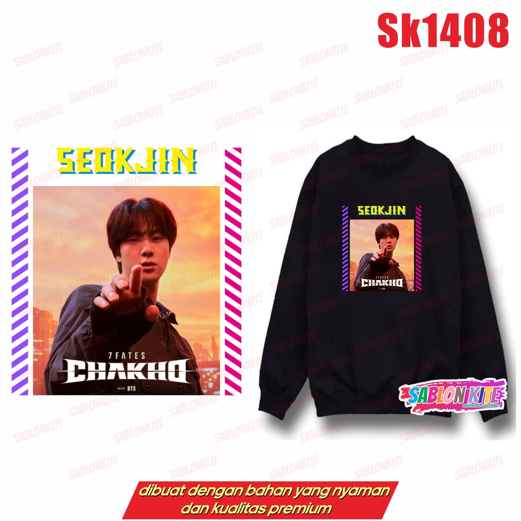 MURAH!!! SWEATER KPOP MEMBER CHAKHO SK1408 JK SG V JIN JM RM JH 4 WARNA