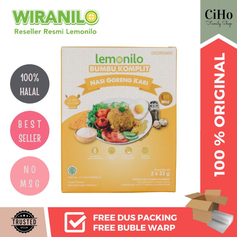 FOODS BUMBU MASAKAN LEMONILO BUMBU KOMPLIT NASI GORENG KARI 46GR